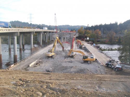 I-5 Willamette River Bridge Demolition (Eugene, OR)